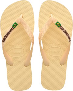 SANDÁLIA HAVAIANAS BRASIL LOGO BUTTERCREAM 35/36
