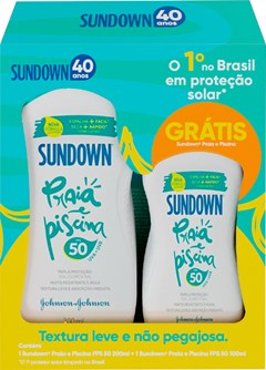 PROTETOR  SOLAR SUNDOWN 200ML FPS50+100ML