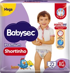 FRALDA BABYSEC SHORTINHO MEGA XG