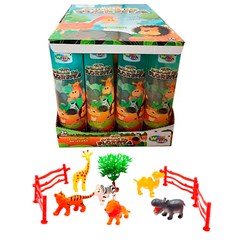BRINQUEDO KIT ANIMAIS DA FLORESTA 11PC