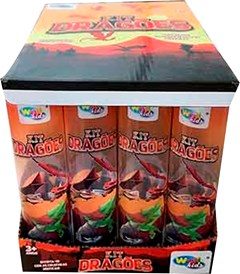 BRINQUEDO KIT DRAGOES FLYERS 8PC