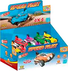 BRINQUEDO CARRO A FRICCÃO 360 SPEED FAST SORTIDO