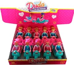 BRINQUEDO BONECA DUDA TRICICLO FRICCÃO SORTIDO