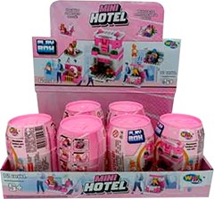 BRINQUEDO DE MONTAR BOX MINI HOTEL SORTIDO