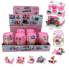 BRINQUEDO DE MONTAR BOX MINI HOTEL SORTIDO