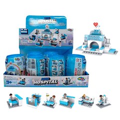 BRINQUEDO DE MONTAR BOX MINI HOSPITAL SORTIDO