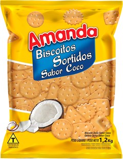 BISCOITO AMANDA SORTIDAO 1,2KG