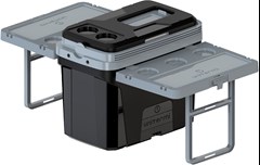 CAIXA TERMICA 36L JURERE PRETA COM 2 ABAS