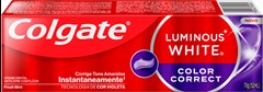 CREME DENTAL COLGATE LUMINOUS WHITE 70G FRESH MINT COLOR CORRECT