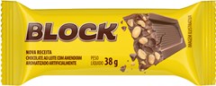 CHOCOLATE ARCOR TABLETE 38G BLOCK LEITE COM AMENDOIM