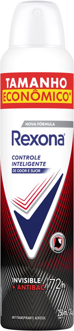 DESODORANTE AEROSOL REXONA 250ML PROMOCIONAL FEMININO INVISIBLE + ANTIBAC