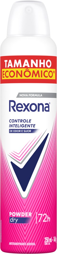 DESODORANTE AEROSOL REXONA 250ML PROMOCIONAL FEMININO POWDER DRY