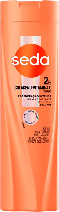 SHAMPOO SEDA 300ML COLAGENO E VITAMINA C