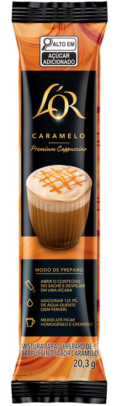 CAFÉ CAPS CAPPUC L OR PREMIUM CARAMELO 162,4G