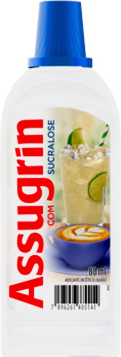 ADOÇANTE LÍQUIDO ASSUGRIN 80ML SUCRALOSE