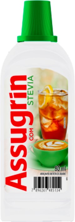 ADOÇANTE LÍQUIDO ASSUGRIN 80ML STEVIA