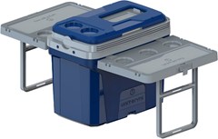 CAIXA TERMICA 20L JURERE AZUL COM 2 ABAS