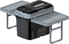 CAIXA TERMICA 20L JURERE PRETA COM 2 ABAS