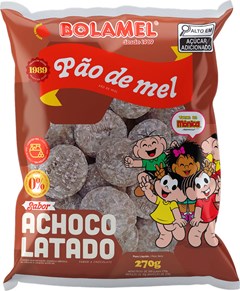 BISC PÃO DE MEL BOLAMEL T.MONI 270G CHOC