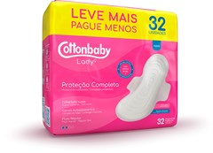 ABSORVENTE COTTONBABY LADY 32UN SUAVE C/ABAS