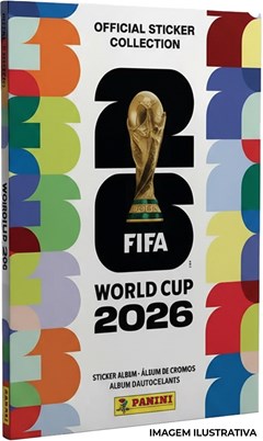 ALBUM PANINI COPA DO MUNDO 2026 CAPA DURA 112PG