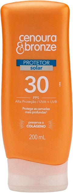 PROTETOR SOLAR CENOURA E BRONZE 200ML FPS30