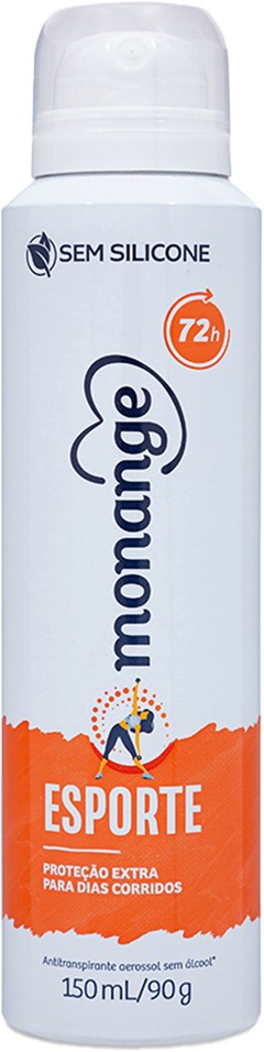 DESODORANTE AEROSOL MONANGE 150ML ESPORTE