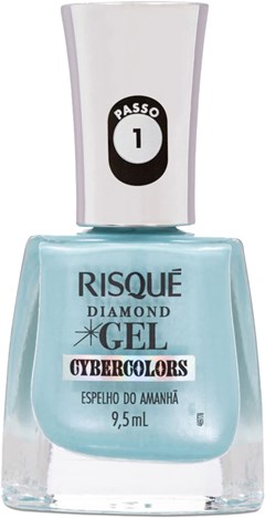 ESMALTE RISQUE NU CREM DGEL  ESPELHO DO AMANHÃ