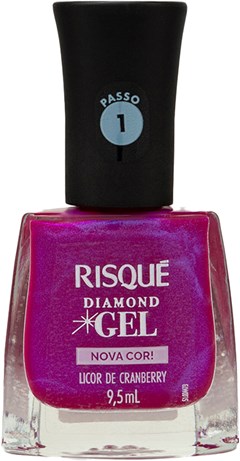 ESMALTE RISQUE NU CREM DGEL CRANBERRY