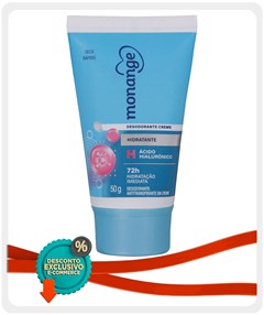 DESODORANTE CREME MONANGE 50G BISNAGA ANT HIDRA