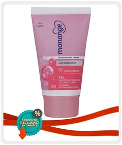 DESODORANTE CREME MONANGE 50G BISNAGA ANT UNIFOR
