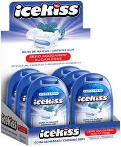 CHICLE ICEKISS 40G LYPTO FRESH ZERO AÇUCAR