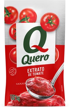 EXTRATO DE TOMATE QUERO 1,02KG SACHE