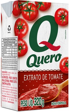 EXTRATO DE TOMATE QUERO 320G TP