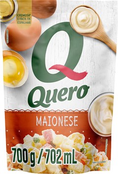MAIONESE QUERO 700G SACHE TRADICIONAL