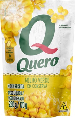 MILHO VERDE QUERO 170G SACHE