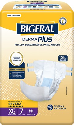 FRALDA GERIAT BIGFRAL DERMA PLUS XG