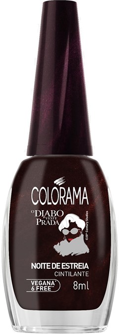 ESMALTE COLORAMA BL CINTILANTE  DIABO VESTE PRADA NOITE ESTRELADA