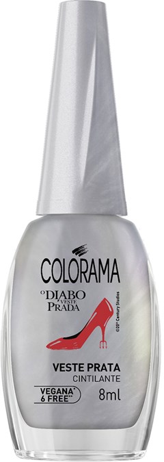 ESMALTE COLORAMA BL CINTILANTE DIABO VESTE PRADA VESTE PRATA