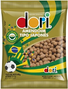 AMENDOIM DORI 400G JAPONÊS SALGADO