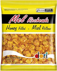 BALA DORI DURA 500G MEL RECHEADA