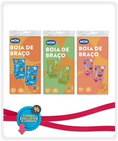 BOIA DE BRAÇO MOR 30X15CM COR SORTIDA SUPORTA ATÉ 50KG