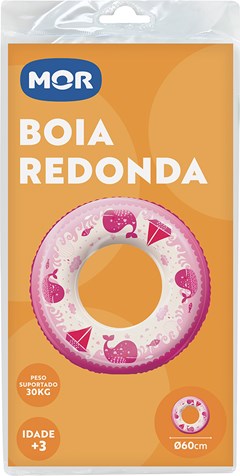 BOIA REDONDA 60CM MOR COR SORTIDA