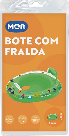 BOTE COM FRALDA MOR COR SORTIDA ATÉ 15KG