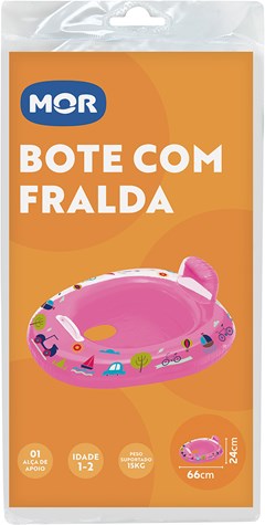 BOTE COM FRALDA MOR COR SORTIDA ATÉ 15KG