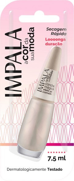 ESMALTE IMPALA BL EFEITO POR CROMADO CONCHA MÁGICA