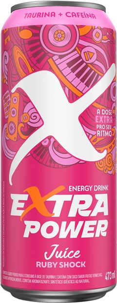 BEBIDA ENERGETICO EXTRA POWER 473ML RUBY SHOCK