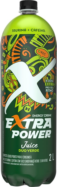 BEBIDA ENERGETICO EXTRA POWER 2LT UVA/MAÇÃ