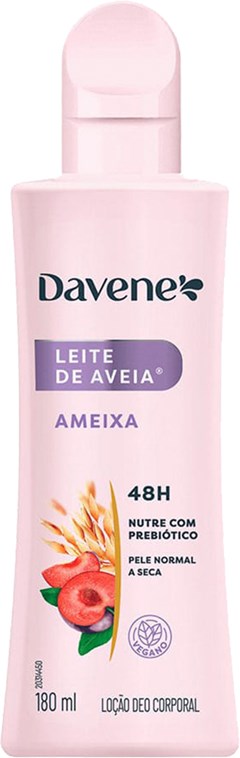LOÇÃO HIDRATANTE DAVENE LEITE DE AVEIA 180ML AMEIXA