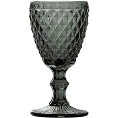 TAÇA DE VIDRO WELLMIX BICO DE ABACAXI 325ML CINZA